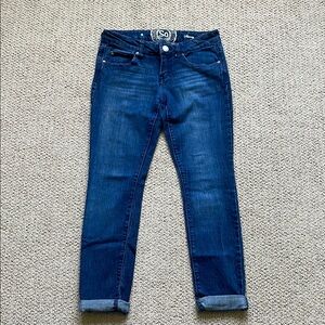 SO Women's Dark Blue Ankle Jeans